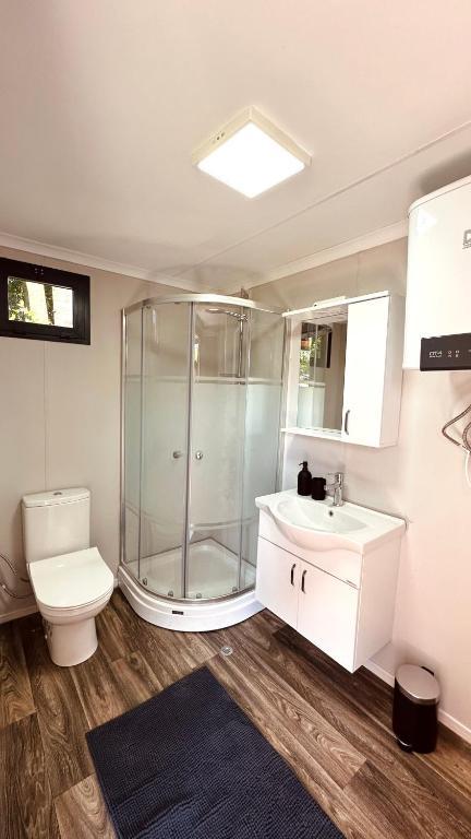 Luxe Tiny House Bij Het Leekstermeer Matsloot Kültér fotó